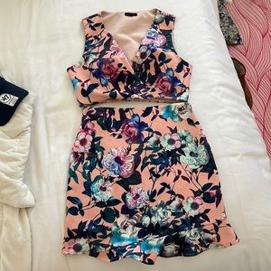 LUCCA floral two piece set size medium